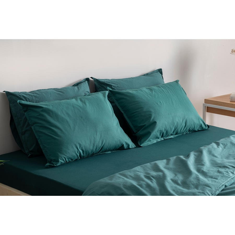 Luna Simply Colors Double Pillow Case, Green